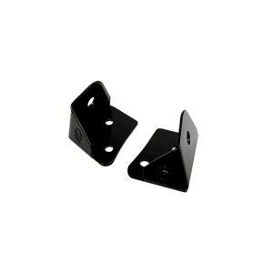 Jeep Wrangler JK Unlimited Light Mount Bracket Set - A-Pillar Windshield - KC HiLiTES - Black - `07-`18